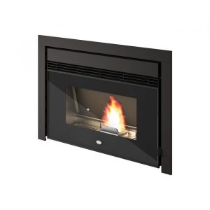 Inserto camino a pellet Eva Calor Nico 13kW a doppia canalizzazione